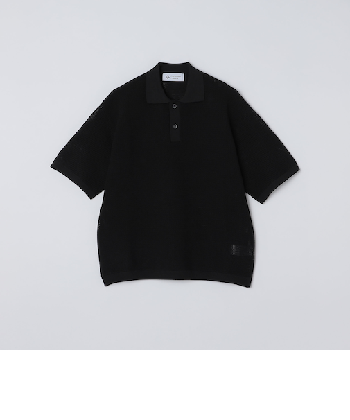 City Ambient Products:〈手洗い可能〉ポリエステル メッシュ ニット ショートスリーブ ポロ