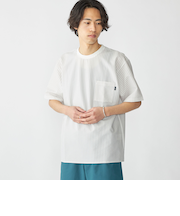 SHIPS: COOLMAX(R) シアサッカー Tシャツ