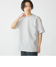 SHIPS: COOLMAX(R) シアサッカー Tシャツ