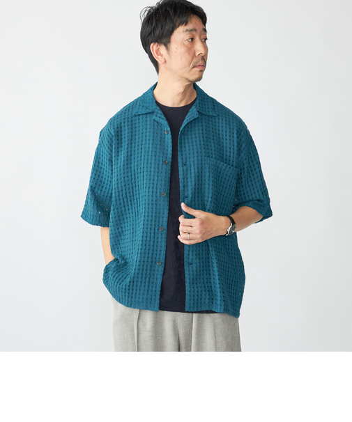 BENCH MARKING SHIRTS: シアー ドビー ショートスリーブ シャツ