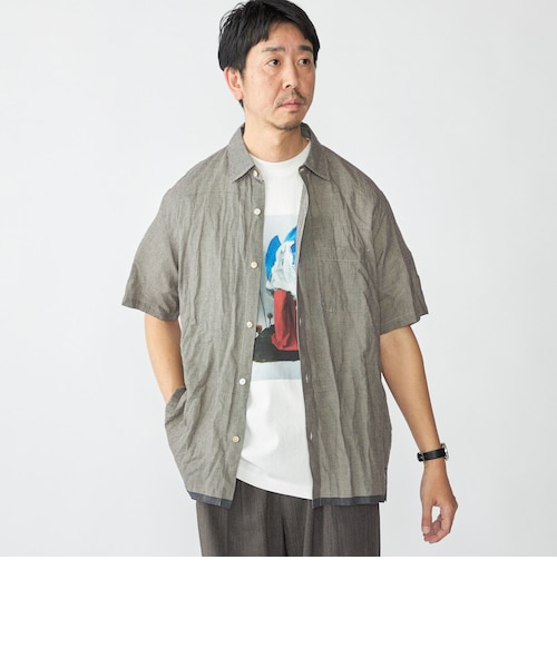 LIBERTY FABLIC＞ アイレット プリント シャツ｜ユナイテッドアローズ