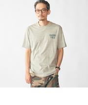SHIPS: UNDYED オーガニック プリント Tシャツ