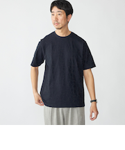 SHIPS: リンクス ジャカード リーフ Tシャツ