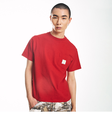 City Ambient Products: スクエアロゴ ポケット Tシャツ