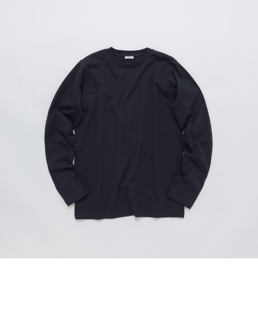 SHIPS: 抗菌・防臭 NANO-FINE(R) ハイゲージ クルーネック Tシャツ (ロンT)