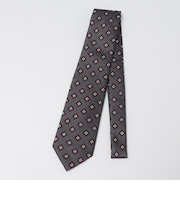 SHIPS: シルク スクエア コモン柄 ネクタイ