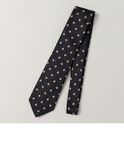 SHIPS: シルク スクエア コモン柄 ネクタイ