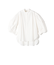 【SHIPS別注】Nell:〈手洗い可能〉ギャザー スリーブ ブラウス
