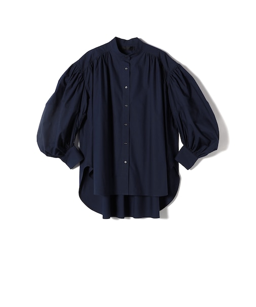 【SHIPS別注】Nell:〈手洗い可能〉ギャザー スリーブ ブラウス