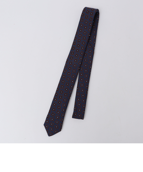 MARCEL LASSANCE: SILK/COTTON KOMON NARROW TIE