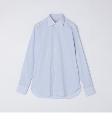 GUY ROVER: ヘアラインストライプ ワイドカラー シャツ