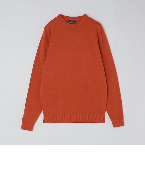 ALANPANE: 14ゲージ コットン クルーネック ニット