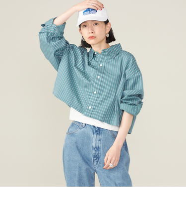 SHIPS NINE CASE:〈洗濯機可能〉ショート シャツ◇