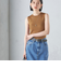 〈手洗い可能〉ラメ ノースリーブ ニット