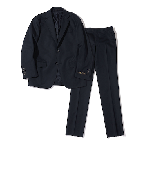 H＞ ウール ツイスト カルゼ ワイド テーパード パンツ｜ユナイテッド