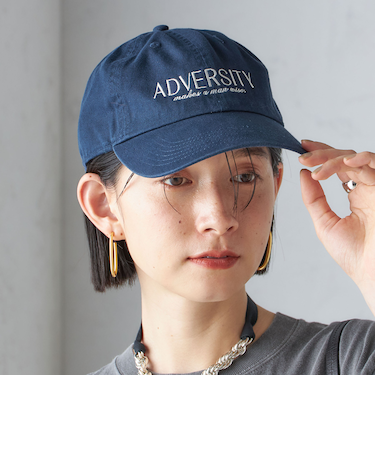 刺繍 ロゴ キャップ 24FW