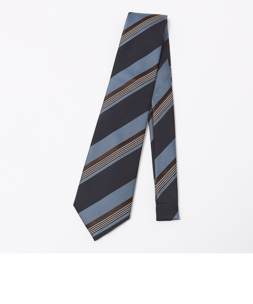 SHIPS: シルク レップ ストライプ ネクタイ