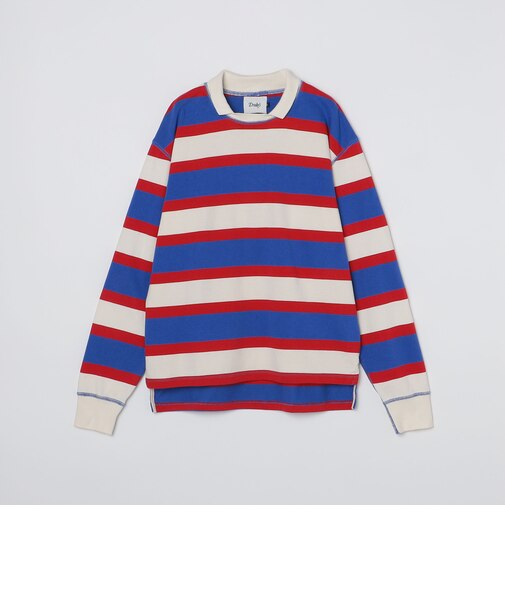 Drake's: MOCK STRIPE RUGBY SHIRT