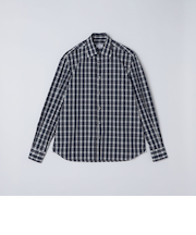 【SHIPS別注】Errico Formicola: タータンチェック レギュラーカラー シャツ