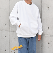 【SHIPS any別注】sports wear: 11.5oz クルーネック スウェット (セットアップ対応)◇
