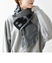 【SHIPS any別注】UMBRO: エンブレム サッカー マフラー◇