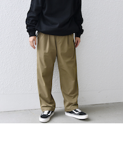 SHIPS any: 4WAY ストレッチ ナイロン 2タック ワイド イージー パンツ◇