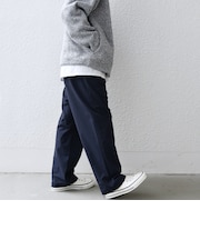 SHIPS any: 4WAY ストレッチ ナイロン 2タック ワイド イージー パンツ◇