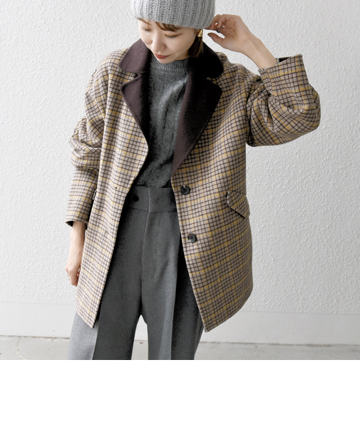 SHIPS any: リバー テーラード ジャケット コート