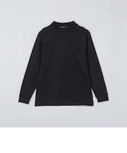 【WEB限定】SHIPS:〈抗菌・防臭〉テレワーク ビズ ワンポイントロゴ クルーネック長袖Tシャツ