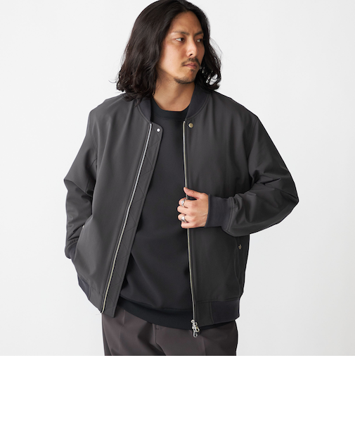 SHIPS: SOLOTEX(R) ストレッチ ミリタリー ブルゾン