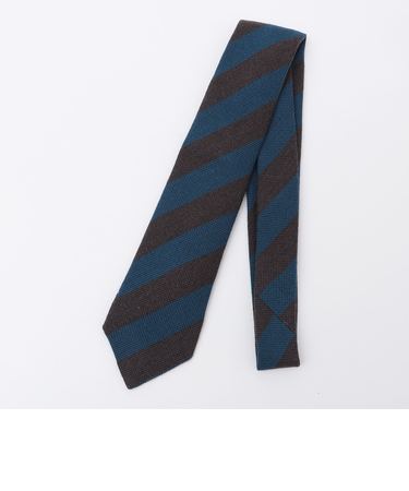 Errico Formicola: ウール/シルク ストライプ ネクタイ