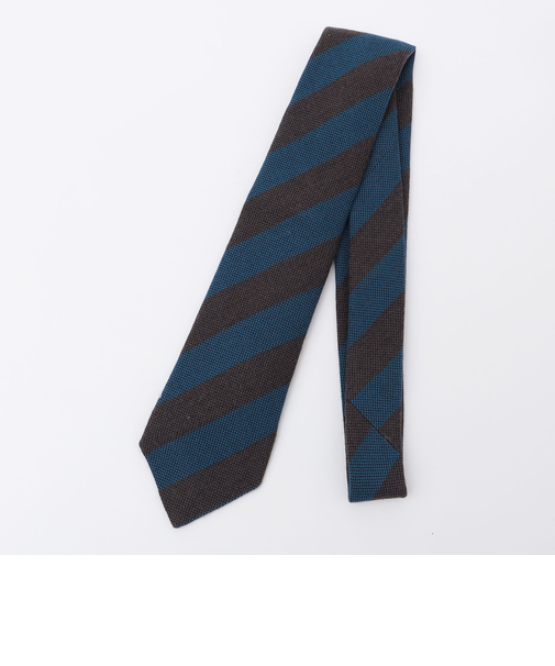 Errico Formicola: ウール/シルク ストライプ ネクタイ