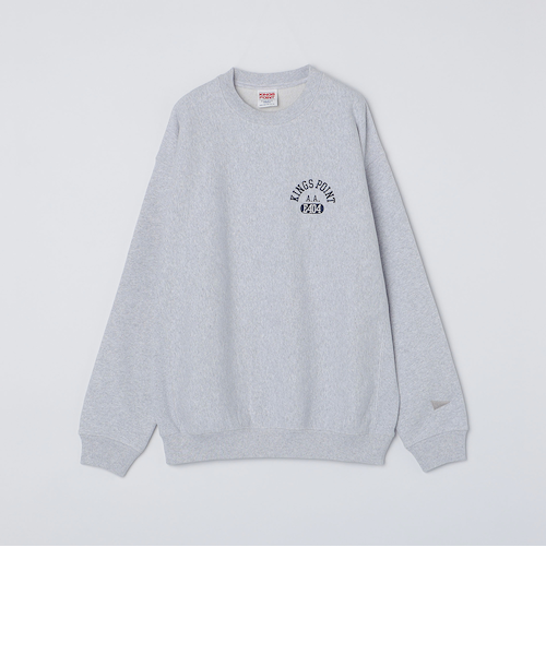 SHIPS別注】KINGS POINT: ロゴ プリント スウェット プルオーバー