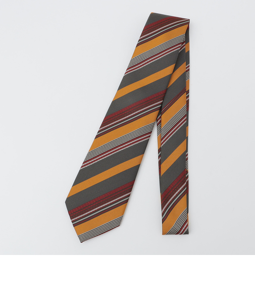 SHIPS: シルク ジャカード マルチ ストライプ ネクタイ
