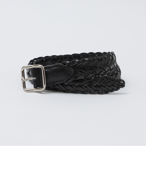 SHIPS: イタリア製 レザーメッシュ ベルト