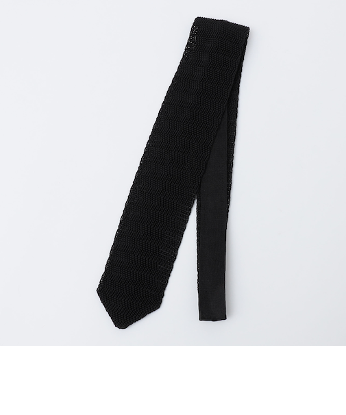 SHIPS: イタリア製 ポインテッド ニット ネクタイ