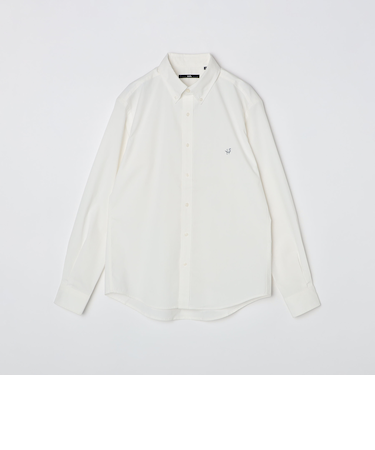 【WEB限定】SHIPS: 防シワ・吸水速乾 Drymix(R)タイプライターミニボタンダウンシャツ