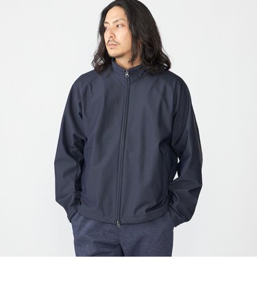 SHIPS:〈洗濯機可能〉ポンチ 裏フリース ストレッチ ブルゾン