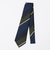 SHIPS: シルク ヘリンボーン レジメンタル ストライプ ネクタイ