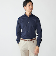 SHIPS: ジャージー ワンピースカラー シャツ