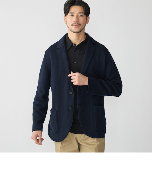 【SHIPS別注】FLY3: コットン ニット ブレザー