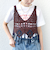 LOGAN KNITTING MILLS:〈手洗い可能〉モール ビスチェ