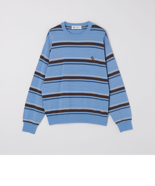 City Ambient Products:〈手洗い可能〉14ゲージ レーヨン ナイロン ワンポイントロゴニット