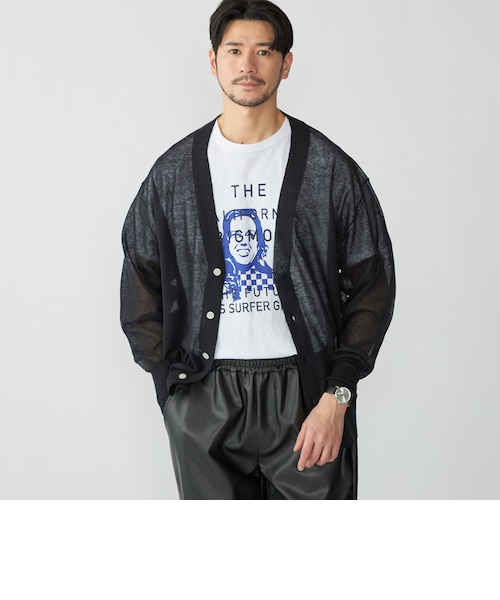 BENCH MARKING SHIRT: シアー ニット Vカーディガン｜シップス