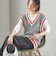 【SHIPS別注】LOGAN KNITTING MILLS: チルデン Vネック ベスト