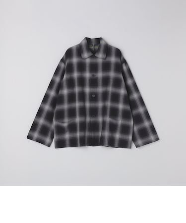 BENCH MARKING SHIRT: オンブレ チェック シャツ
