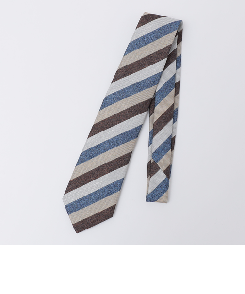 Errico Formicola: メランジ ストライプ ネクタイ