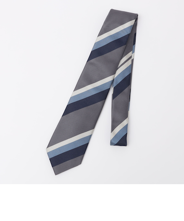 SHIPS: シルク レップ ストライプ ネクタイ
