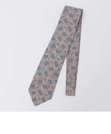Errico Formicola: プリント メランジ ペイズリー ネクタイ