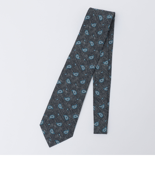 Errico Formicola: プリント メランジ ペイズリー ネクタイ